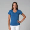 T-Shirt TARA M/C Col Large 100% Bio Bleu Bleu XS - 36 18 T-Shirt TARA M/C Col Large 100% Bio Bleu Bleu XS - 36 -CHIN MUDRA Soldes t shirt tara m c col large 100 bio 16352539896177fee53437d