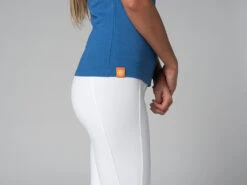 T-Shirt TARA M/C Col Large 100% Bio Bleu Bleu XS - 36 -CHIN MUDRA Soldes t shirt tara m c col large 100 bio 16352540286177ff0cd339d