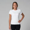 T-Shirt TARA M/C Ras Du Cou - Bio Blanc Blanc XS - 36 -CHIN MUDRA Soldes t shirt tara m c ras du cou bio 16352558386178061e87264