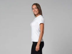 T-Shirt TARA M/C Ras Du Cou - Bio Blanc Blanc XS - 36 -CHIN MUDRA Soldes t shirt tara m c ras du cou bio 163525584961780629e6352