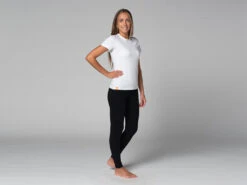 T-Shirt TARA M/C Ras Du Cou - Bio Blanc Blanc XS - 36 -CHIN MUDRA Soldes t shirt tara m c ras du cou bio 1635255857617806318dcdc