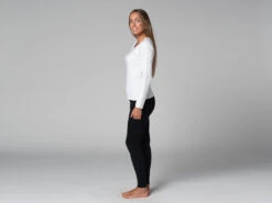 T-Shirt Tara M/L Col Large 100% Bio Blanc Blanc XS - 36 -CHIN MUDRA Soldes t shirt tara m l col large 100 bio 163525831061780fc617c72