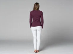 T-Shirt Tara M/L Ras Du Cou Bio Prune Prune XS - 36 -CHIN MUDRA Soldes t shirt tara m l ras du cou bio 16352600116178166b942c1