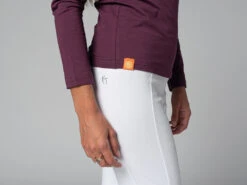 T-Shirt Tara M/L Ras Du Cou Bio Prune Prune XS - 36 -CHIN MUDRA Soldes t shirt tara m l ras du cou bio 163526002361781677cccd6