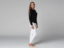 T-Shirt Tara M/L Ras Du Cou Bio Noir Noir XS - 36 -CHIN MUDRA Soldes t shirt tara m l ras du cou bio 1635260862617819be3d5c1