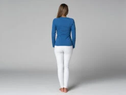 T-Shirt Tara M/L Ras Du Cou Bio Bleu Bleu XS - 36 -CHIN MUDRA Soldes t shirt tara m l ras du cou bio 163526166761781ce35e07f