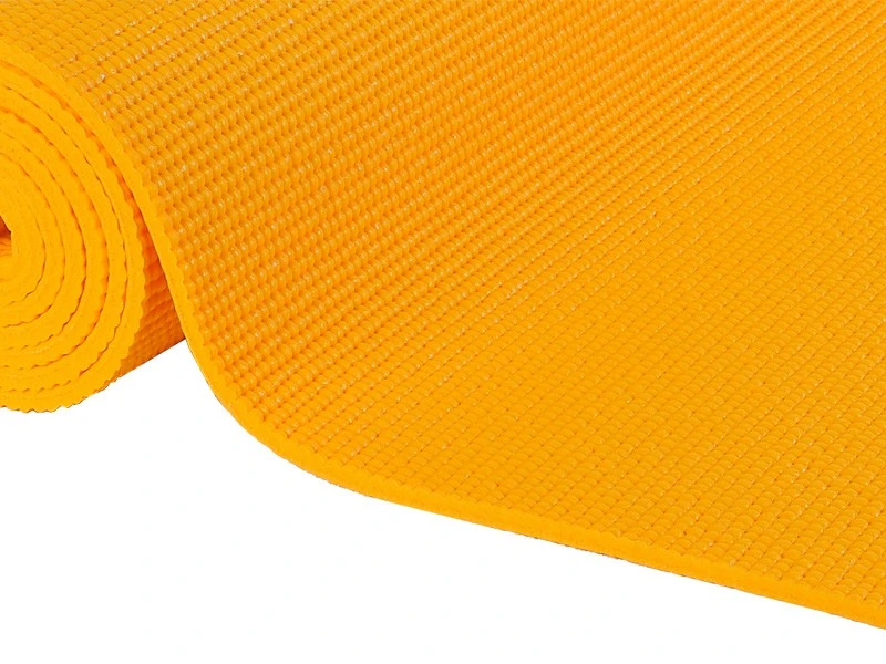 Tapis De Yoga Non Toxiques - 183cm X 61cm X 4.5mm Safran 2 Tapis De Yoga Non Toxiques - 183cm X 61cm X 4.5mm Safran – Image 2