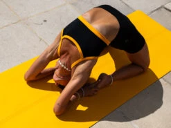 Tapis De Yoga Shiva Moon Jaune Safran -CHIN MUDRA Soldes tapis de yoga shiva moon 169098004364ca4ecbe5991