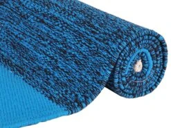 Tapis De Yoga Taj 100% Coton Bio - 2 M X 66 Cm X 5mm Bleu/Noir -CHIN MUDRA Soldes tapis de yoga taj 100 coton bio 2 m x 66 cm x 5mm bleu noir 5b8dc8dfaab0b