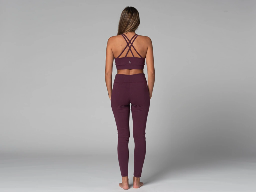 Yoga Legging Pocket - Bio Prune Prune XS - 36 7 Yoga Legging Pocket - Bio Prune Prune XS - 36 – Image 7