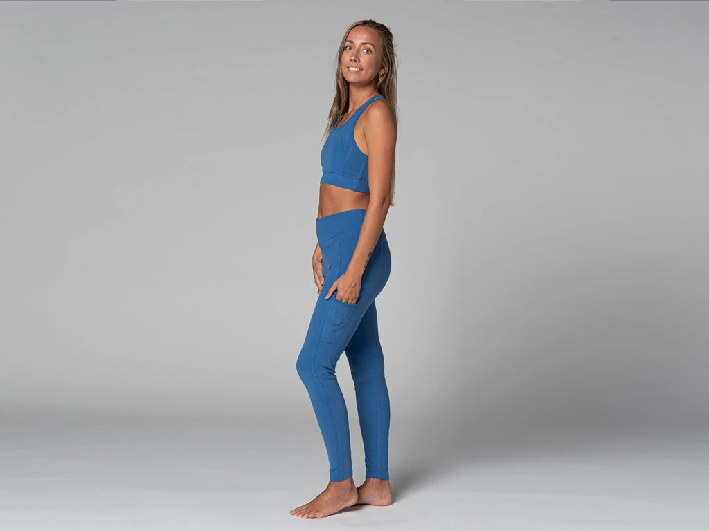 Yoga Legging Pocket - Bio Bleu Bleu XS - 36 9 Yoga Legging Pocket - Bio Bleu Bleu XS - 36 – Image 9