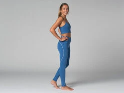 Yoga Legging Sport - Bio Bleu Bleu XS - 36 -CHIN MUDRA Soldes yoga legging sport bio 1635850179618117c394833
