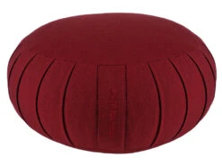 Zafu Confort 100% Coton Bio - Kapok Bordeaux - Presque Parfaits